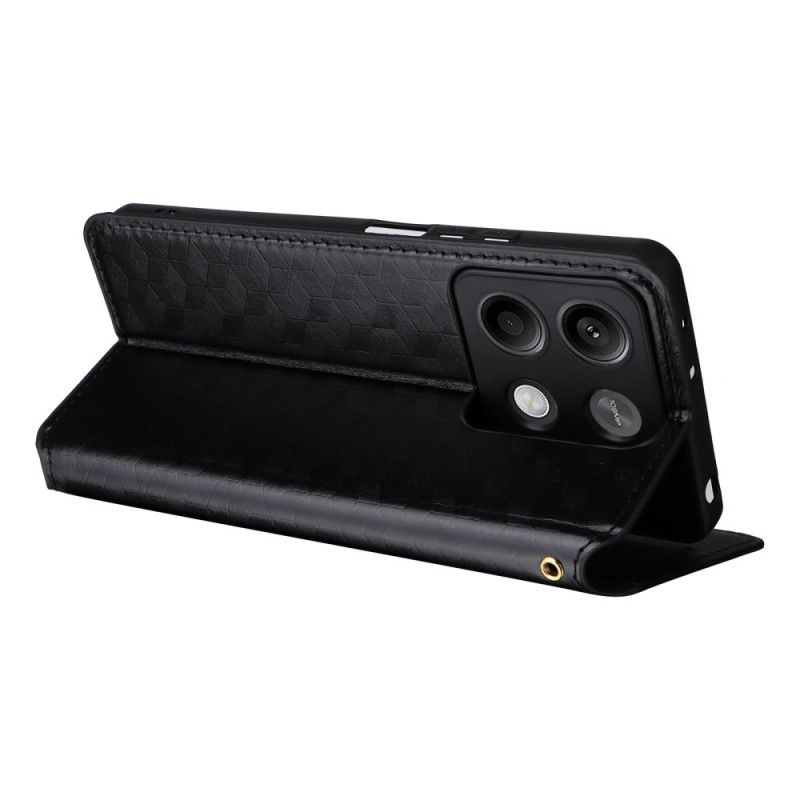 Kožené Puzdro Poco X6 5g 3d Kocky