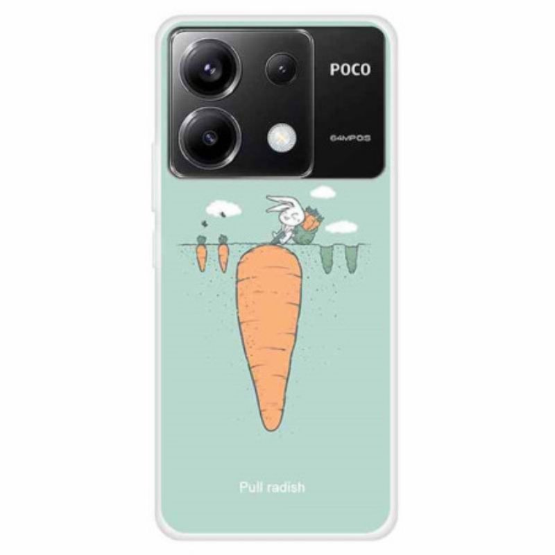 Kryt Poco X6 5g Kryt Na Mobil Mrkva A Králik