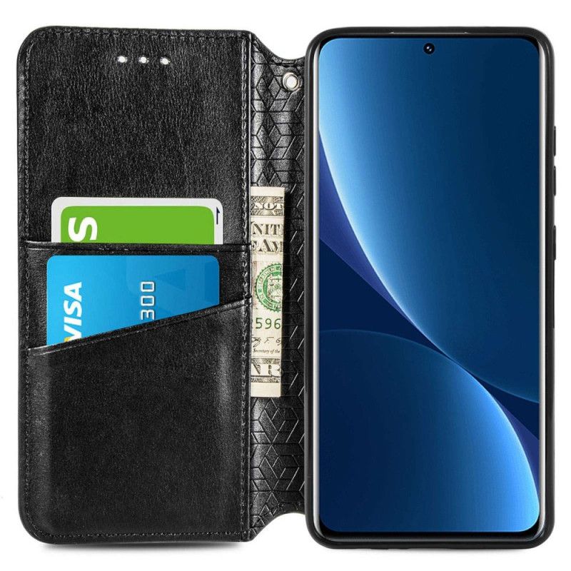 Flipové Puzdro Xiaomi 12T / 12T Pro Kožené Puzdro Kmeňové Listy