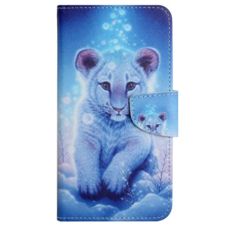 Kožené Puzdro Xiaomi 12T / 12T Pro Baby Leopard S Popruhom