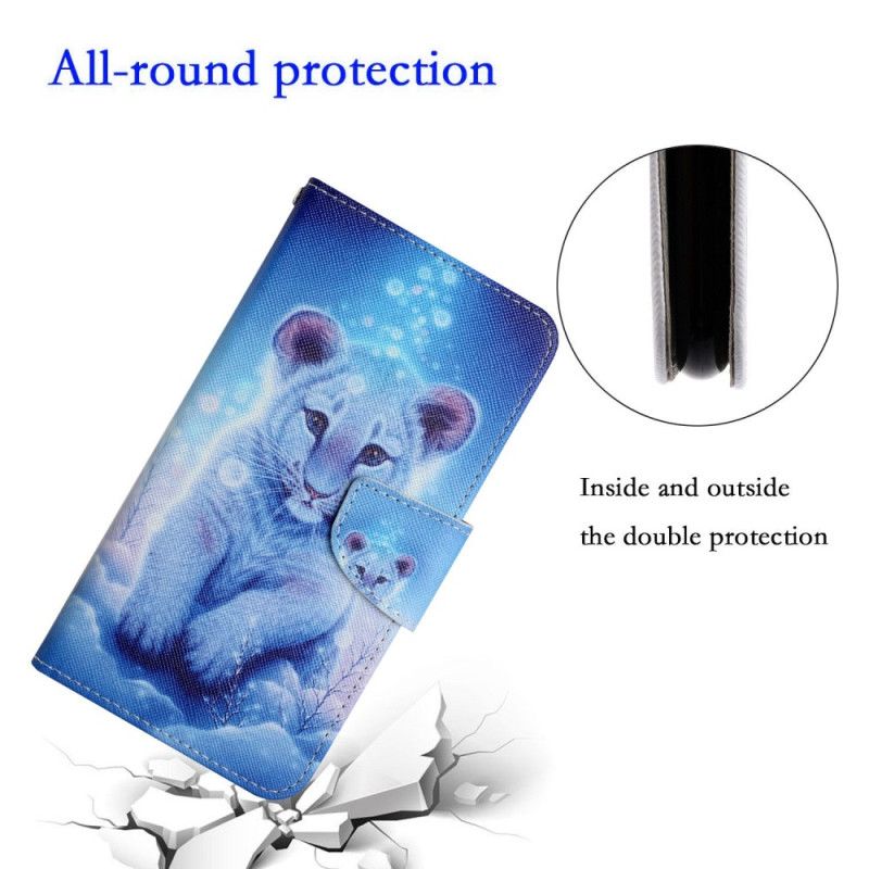 Kožené Puzdro Xiaomi 12T / 12T Pro Baby Leopard S Popruhom