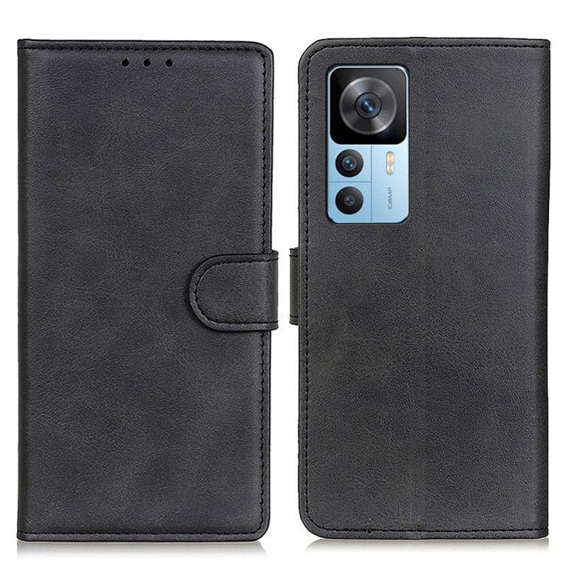 Kožené Puzdro Xiaomi 12T / 12T Pro Matná Umelá Koža