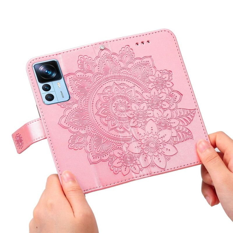 Kožené Puzdro Xiaomi 12T / 12T Pro Strappy Mandala