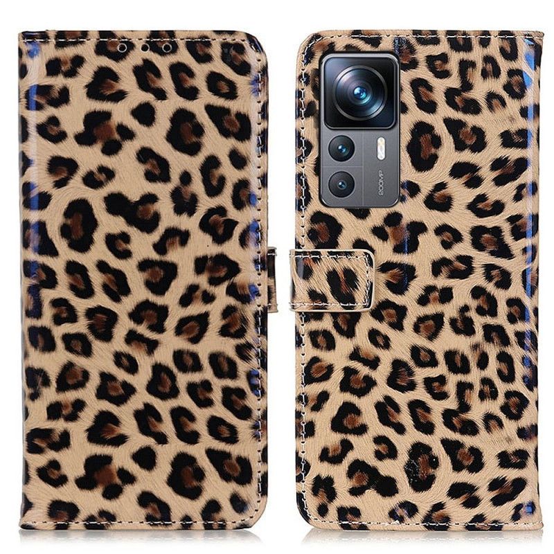 Kožené Puzdro Xiaomi 12T / 12T Pro Štýl Leopardej Kože