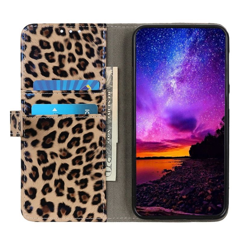 Kožené Puzdro Xiaomi 12T / 12T Pro Štýl Leopardej Kože