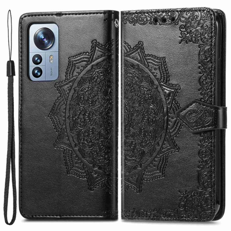 Kožené Puzdro Xiaomi 12T / 12T Pro Vintage Mandala