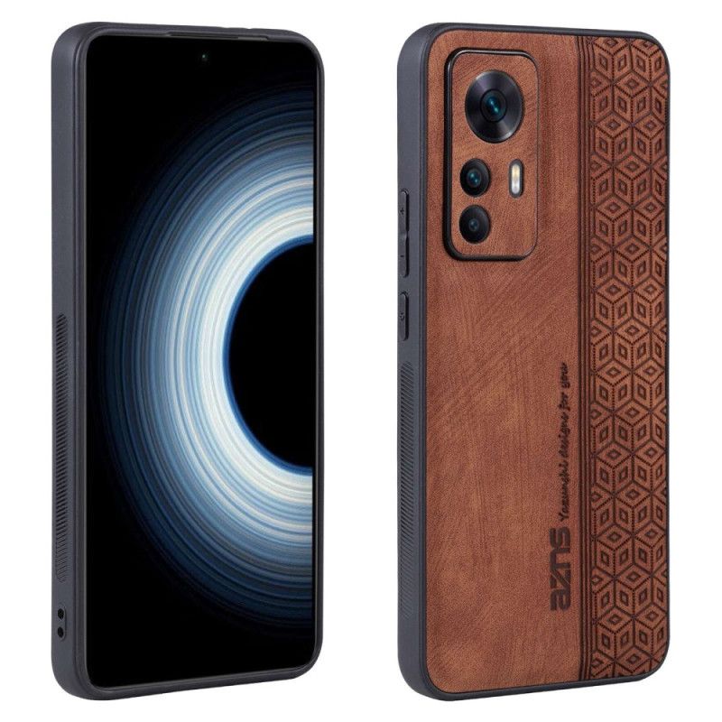Kryt Xiaomi 12T / 12T Pro Kožený Efekt Azns