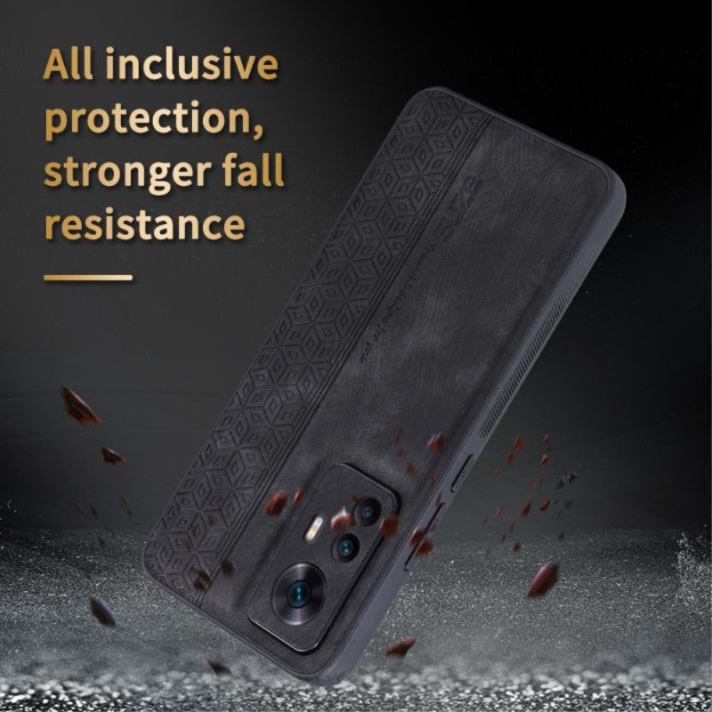 Kryt Xiaomi 12T / 12T Pro Kožený Efekt Azns