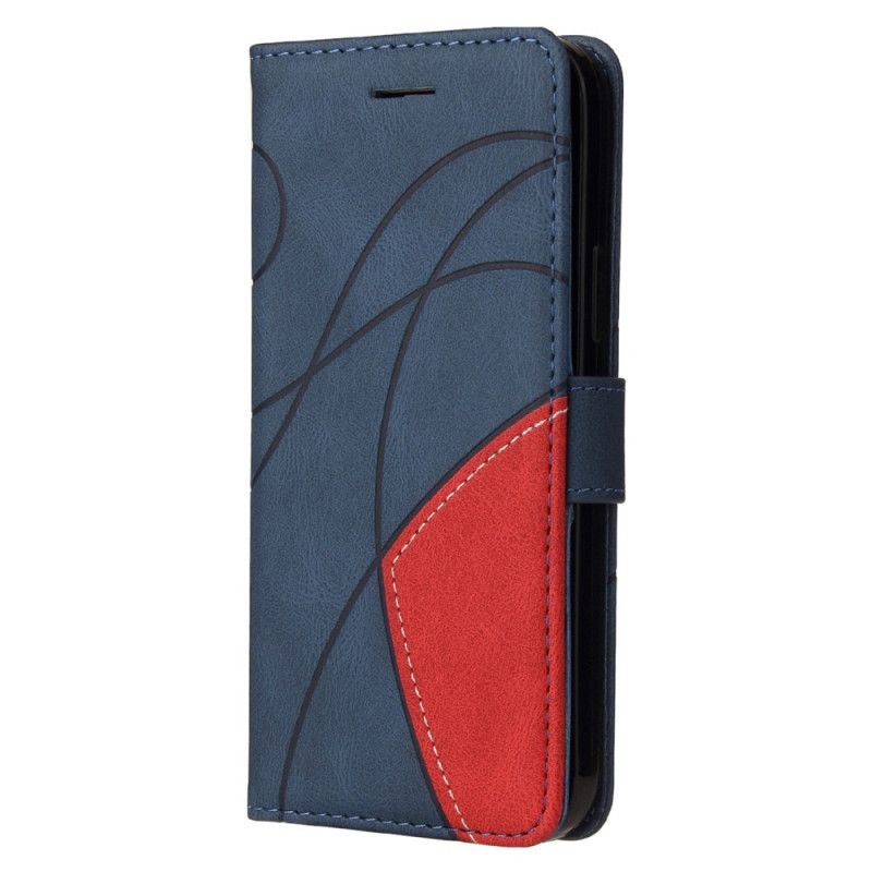 Peňaženkový Kryt Xiaomi 12T / 12T Pro Dvojfarebný Remienok