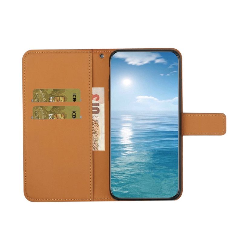 Peňaženkový Kryt Xiaomi 12T / 12T Pro Kvetinový Vzor