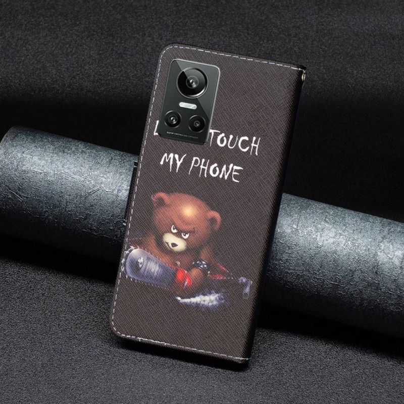 Flipové Puzdro Realme GT Neo 3 Nedotýkaj Sa Môjho Telefónu