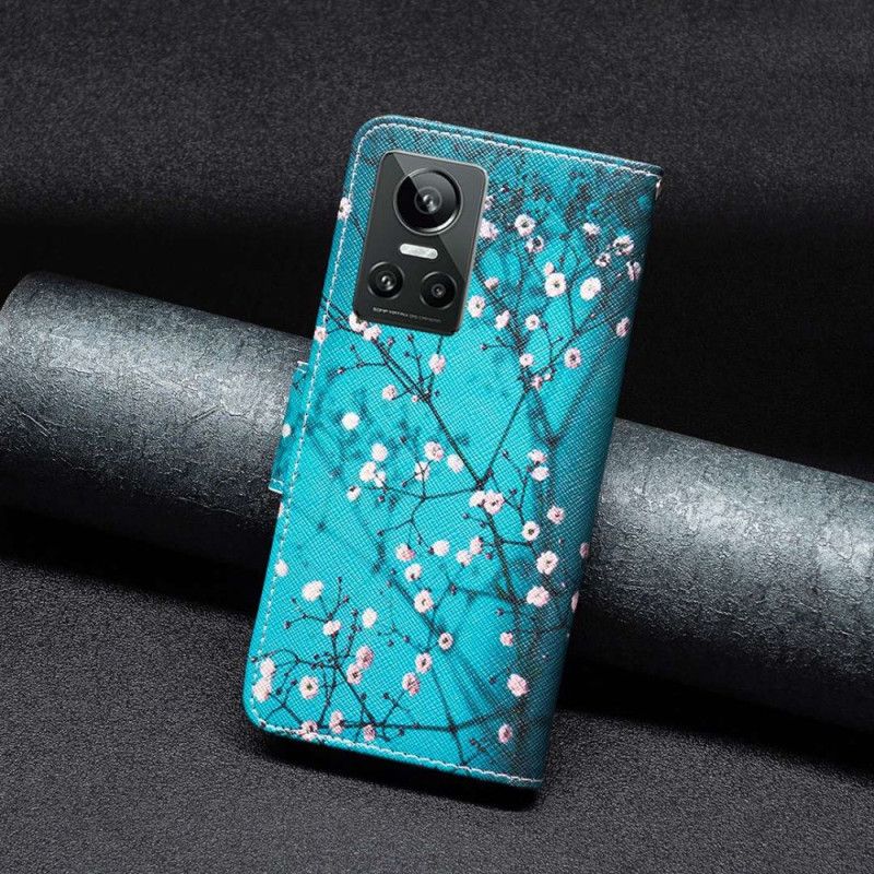 Kožené Puzdro Realme GT Neo 3 Viacfarebná Slnečnica