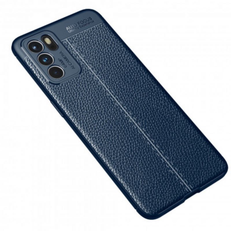 Kryt Oppo Reno 6 5G Efekt Kože Litchi