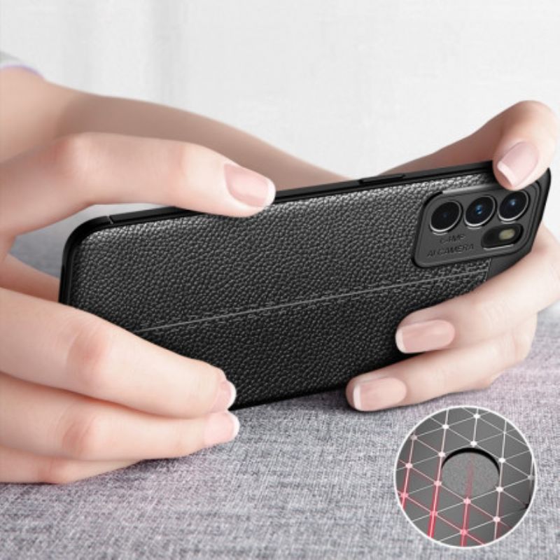Kryt Oppo Reno 6 5G Efekt Kože Litchi