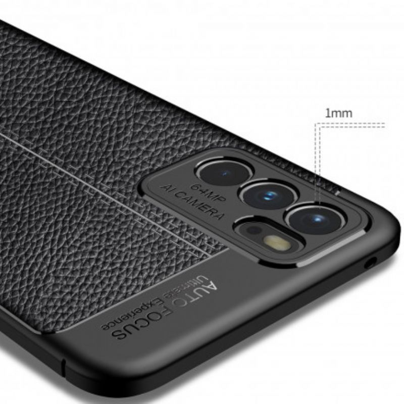 Kryt Oppo Reno 6 5G Efekt Kože Litchi