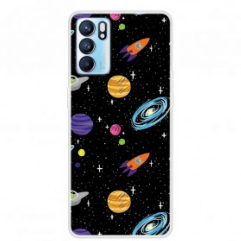 Kryt Oppo Reno 6 5G Planéta Galaxia
