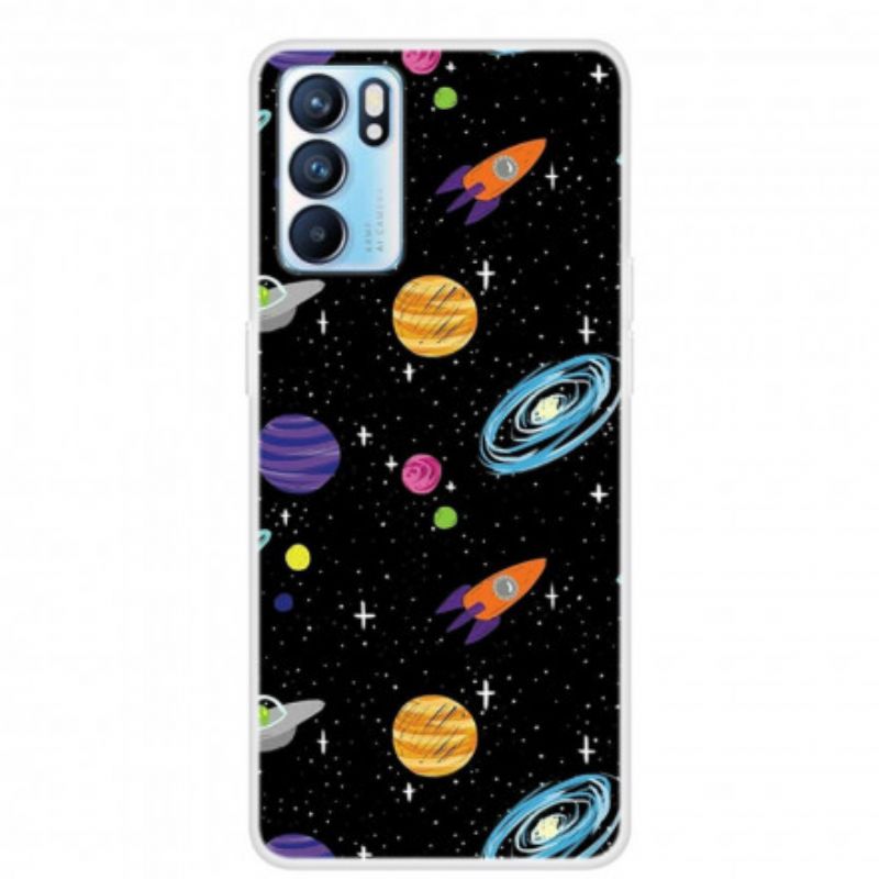 Kryt Oppo Reno 6 5G Planéta Galaxia