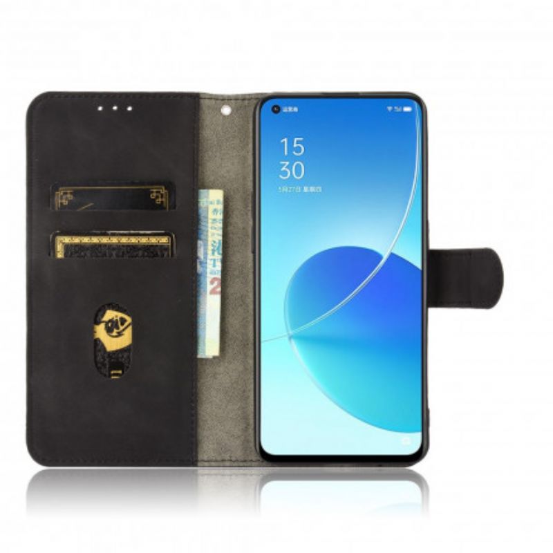 Peňaženkový Kryt Oppo Reno 6 5G Dotyk Pokožky