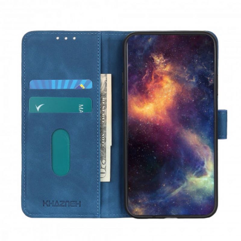 Peňaženkový Kryt Oppo Reno 6 5G Khazneh Vintage Kožený Efekt
