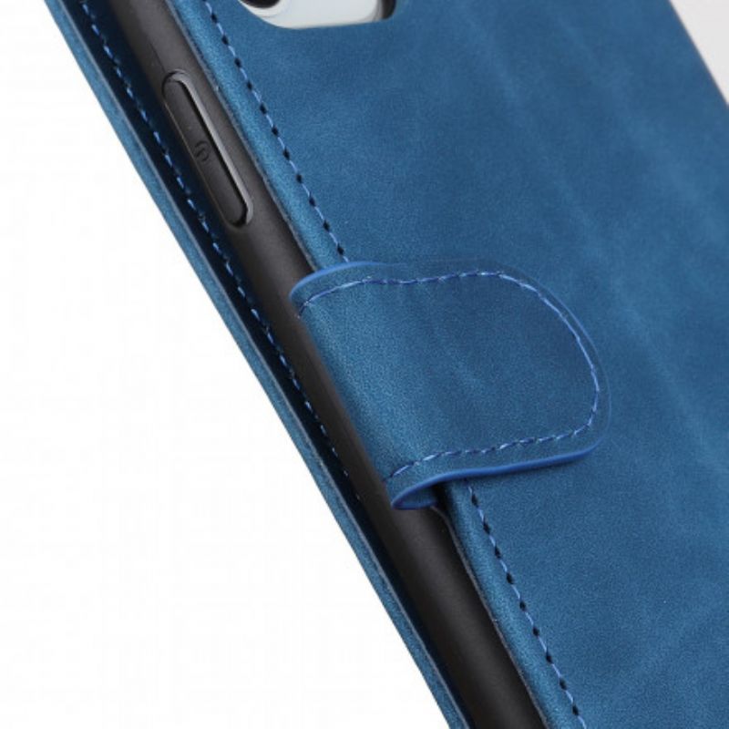 Peňaženkový Kryt Oppo Reno 6 5G Khazneh Vintage Kožený Efekt