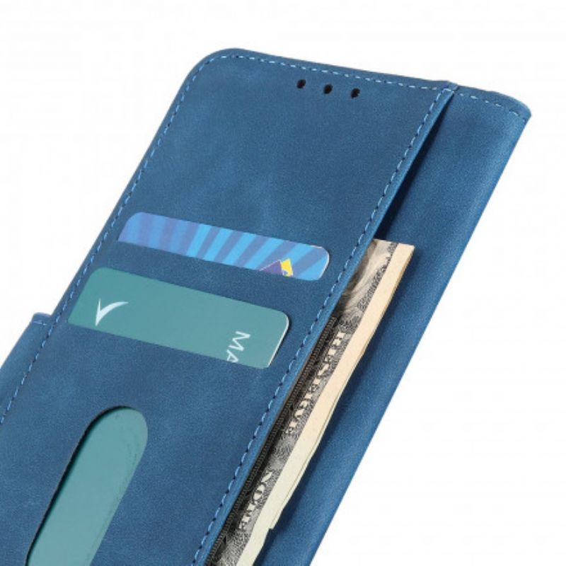 Peňaženkový Kryt Oppo Reno 6 5G Khazneh Vintage Kožený Efekt