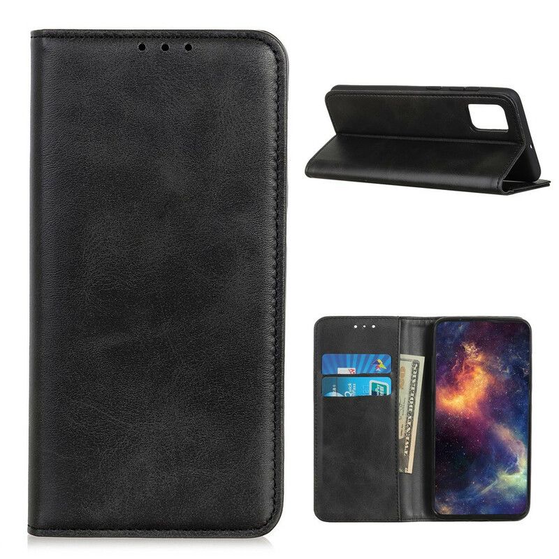 Flipové Puzdro Poco M3 Kožené Puzdro Elegancia Štiepaná Koža