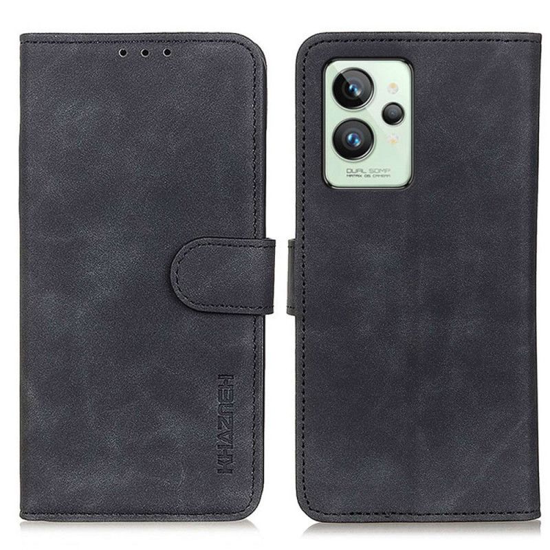 Flipové Puzdro Realme GT2 Pro Khazneh Vintage Kožený Efekt