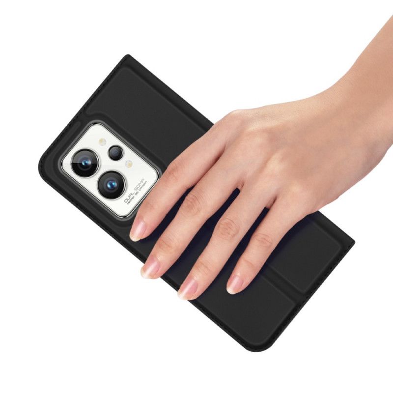Flipové Puzdro Realme GT2 Pro Kožené Puzdro Skin-pro Series Dux Ducis