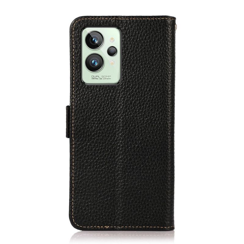Kožené Puzdro Realme GT2 Pro Liči Koža Khazneh Rfid