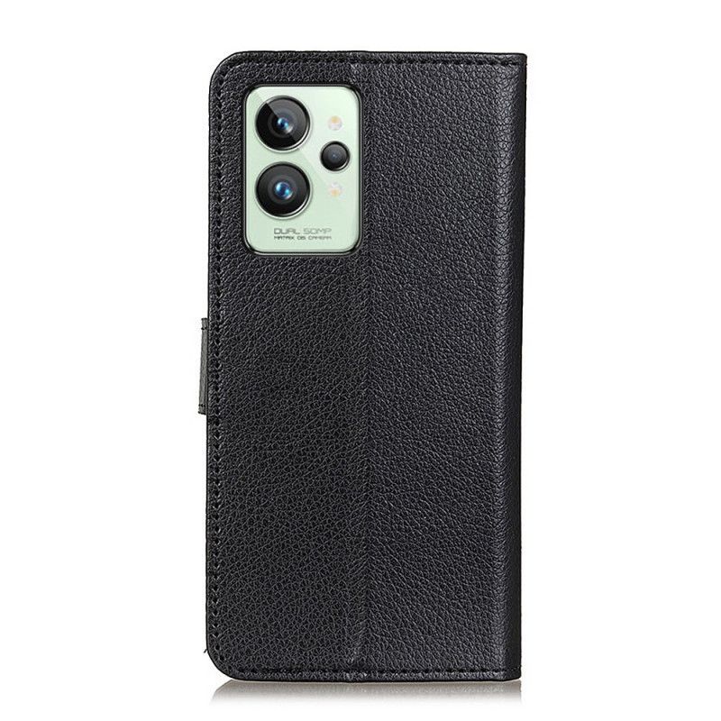 Kožené Puzdro Realme GT2 Pro Tradičný Štýl Kože Litchi