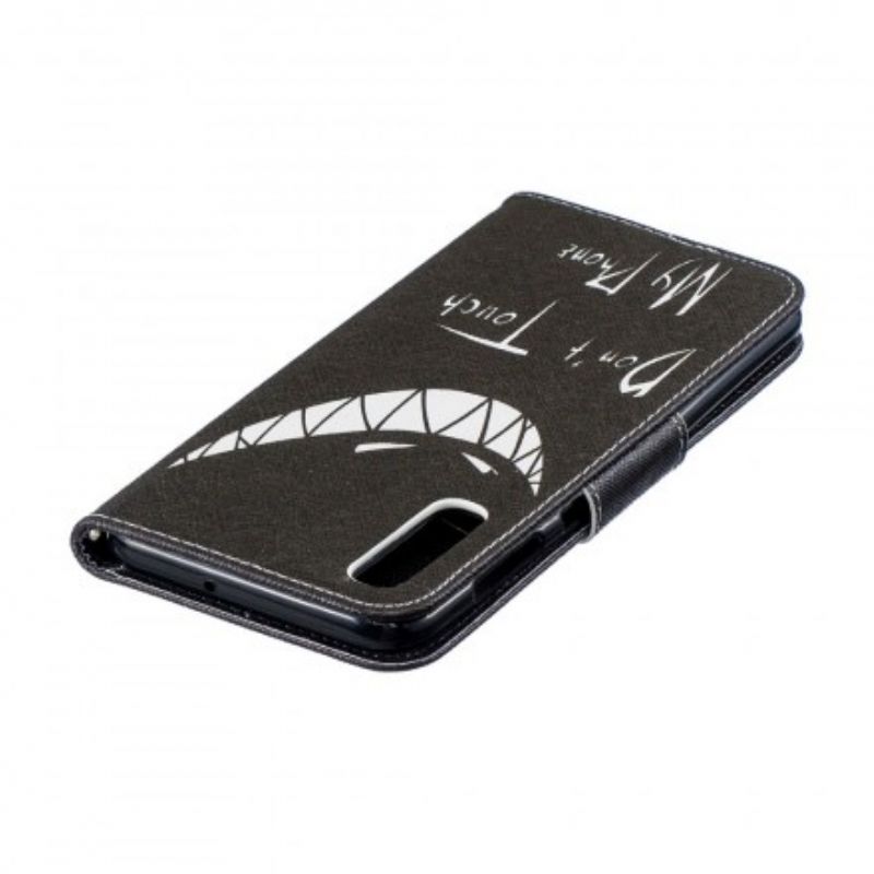 Kožené Puzdro Samsung Galaxy A50 Diabolský Telefón