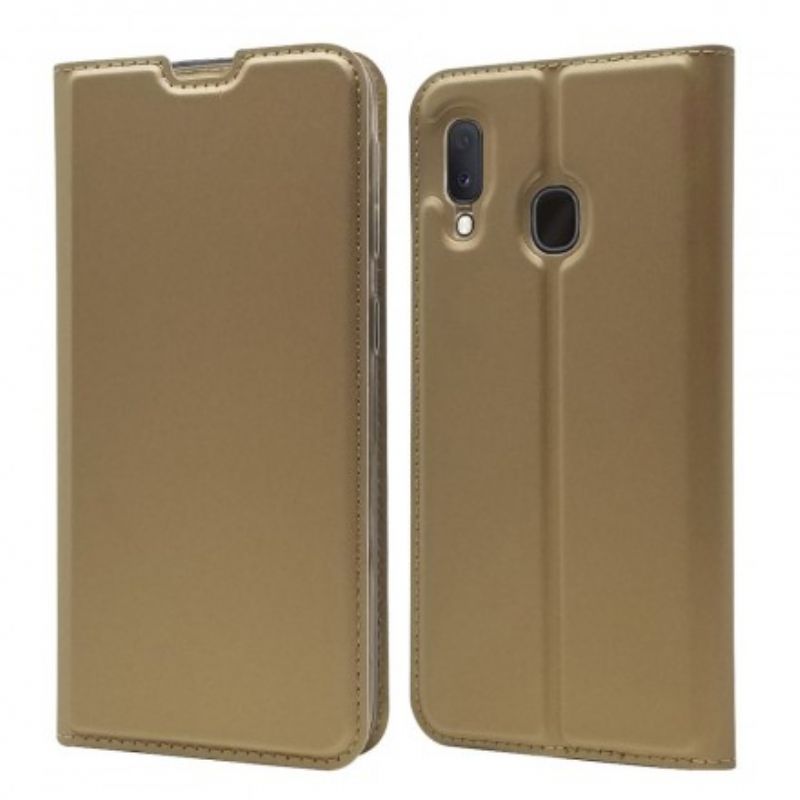 Flipové Puzdro Samsung Galaxy A20e Kožené Puzdro Skin Pro Dux Ducis