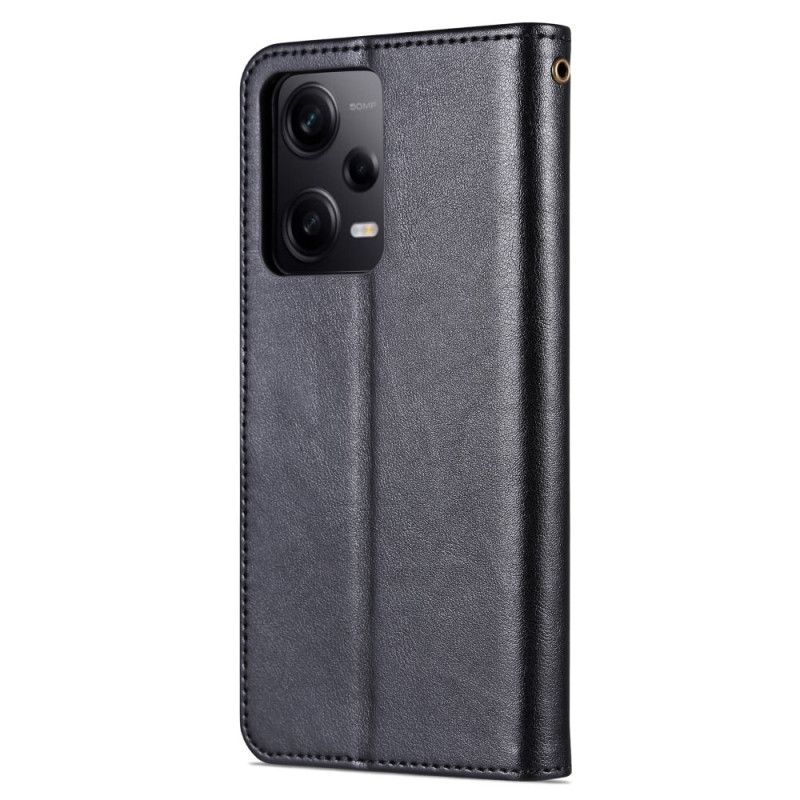 Peňaženkový Kryt Xiaomi Redmi Note 12 Pro Plus Kožený Efekt