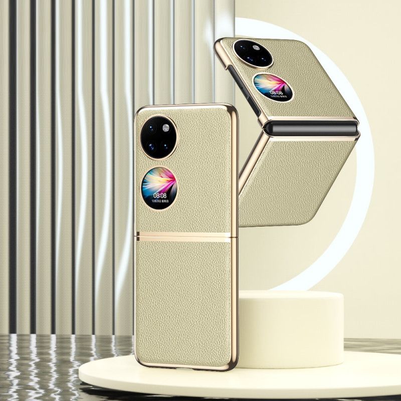 Kryt Huawei P50 Pocket Okraje V Štýle Umelej Kože