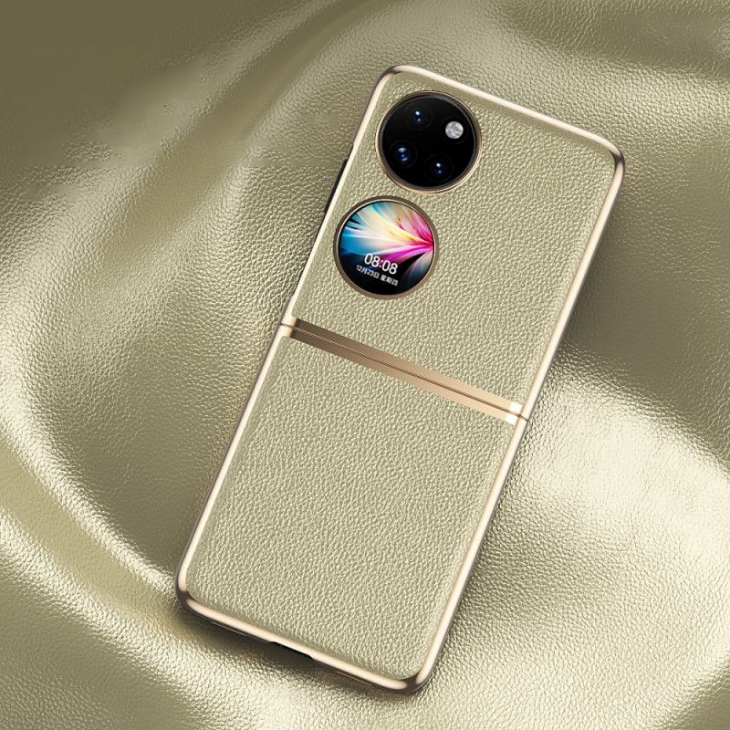 Kryt Huawei P50 Pocket Okraje V Štýle Umelej Kože