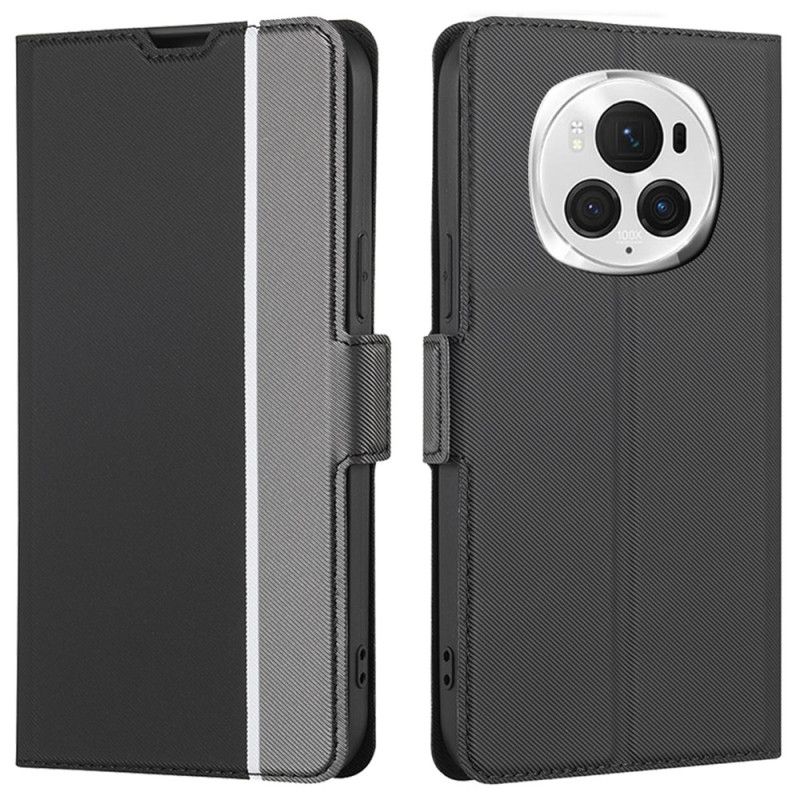 Kožené Puzdro Honor Magic 6 Pro Kryt Na Mobil Dvojité Magnetické Zatváranie