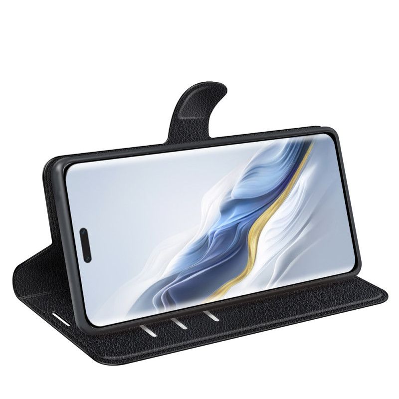 Kožené Puzdro Honor Magic 6 Pro Kryt Na Mobil Klasická Umelá Koža Litchi