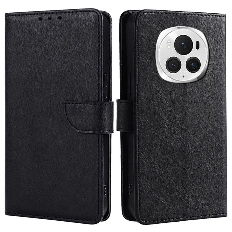 Kožené Puzdro Honor Magic 6 Pro Kryt Na Mobil Retro Magnetická Spona