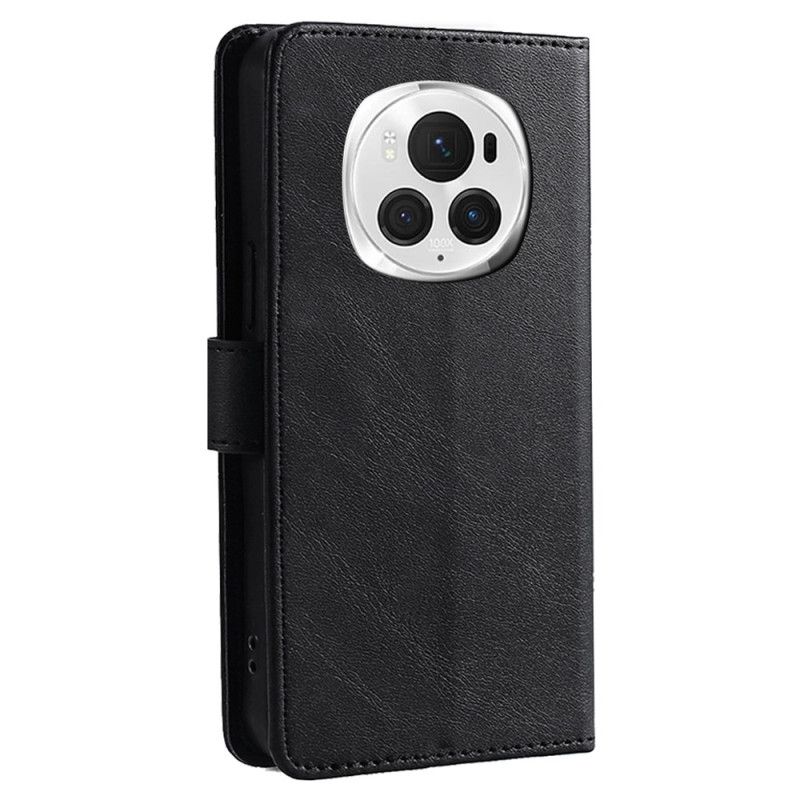 Kožené Puzdro Honor Magic 6 Pro Kryt Na Mobil Retro Magnetická Spona