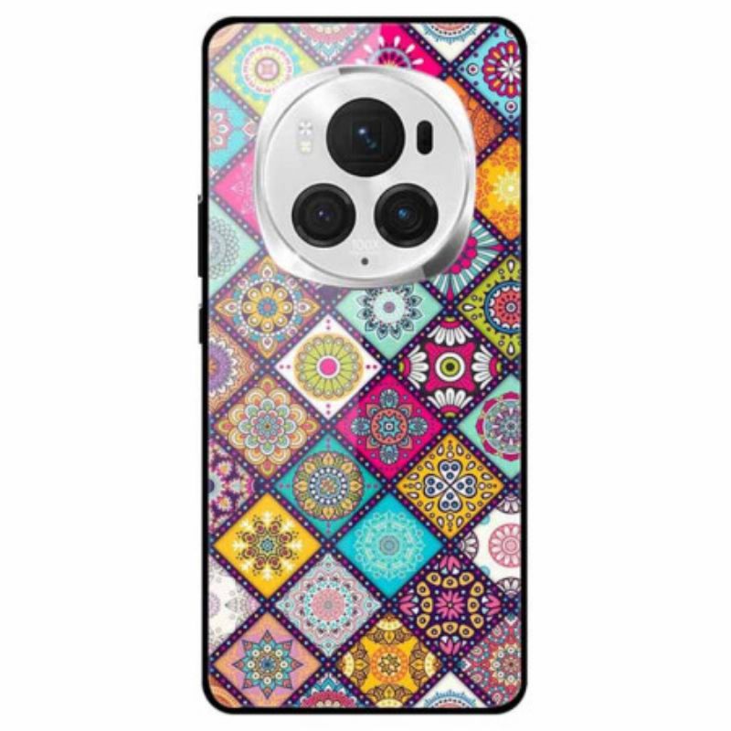 Kryt Honor Magic 6 Pro Kryt Na Mobil Patchworkové Tvrdené Sklo