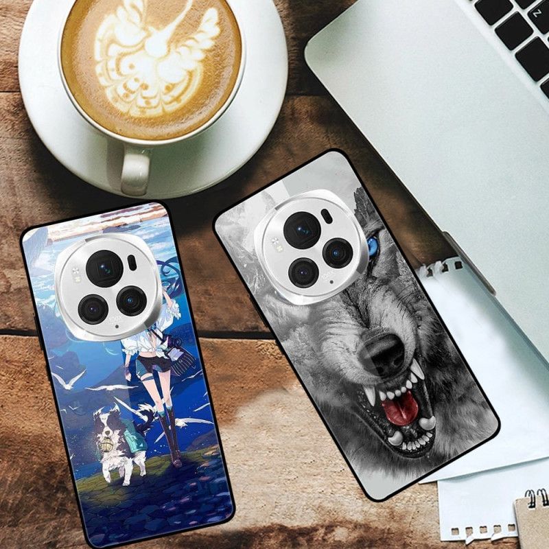 Kryt Honor Magic 6 Pro Kryt Na Mobil Patchworkové Tvrdené Sklo