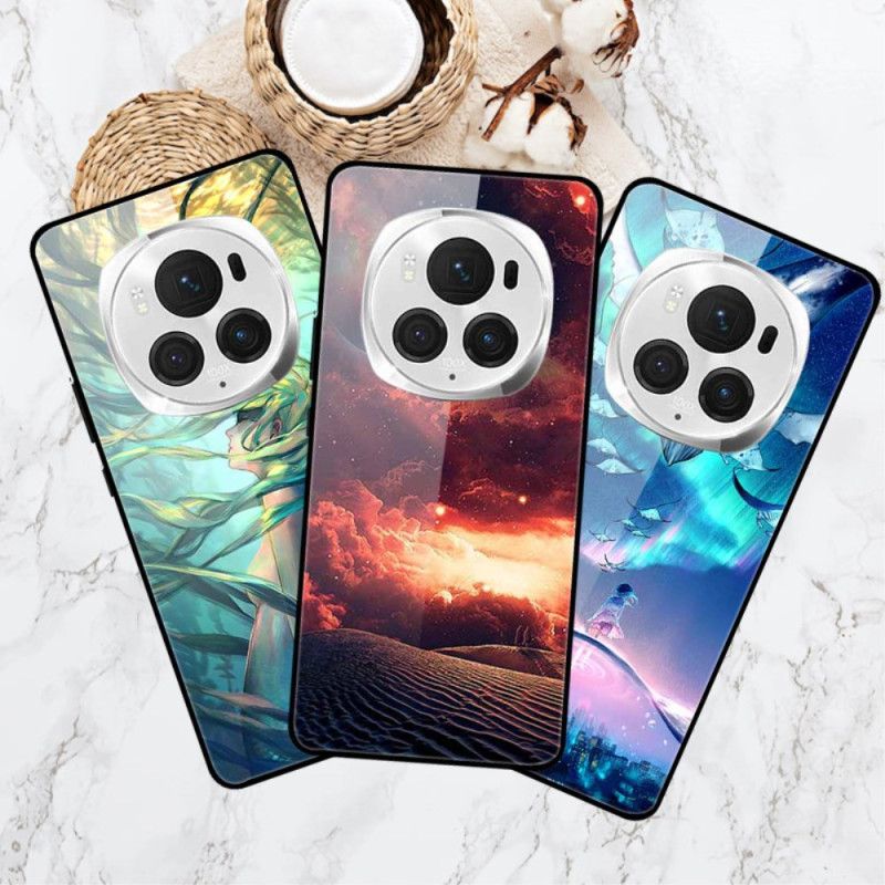 Kryt Honor Magic 6 Pro Kryt Na Mobil Patchworkové Tvrdené Sklo