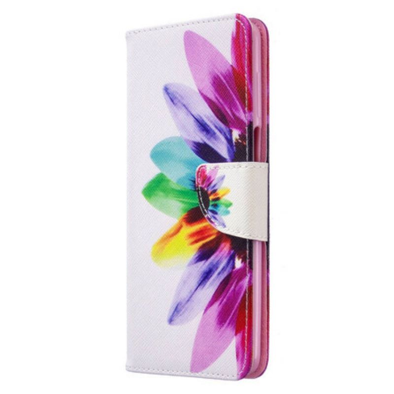 Flipové Puzdro Xiaomi Redmi Note 9S / 9 Pro Akvarelový Kvet
