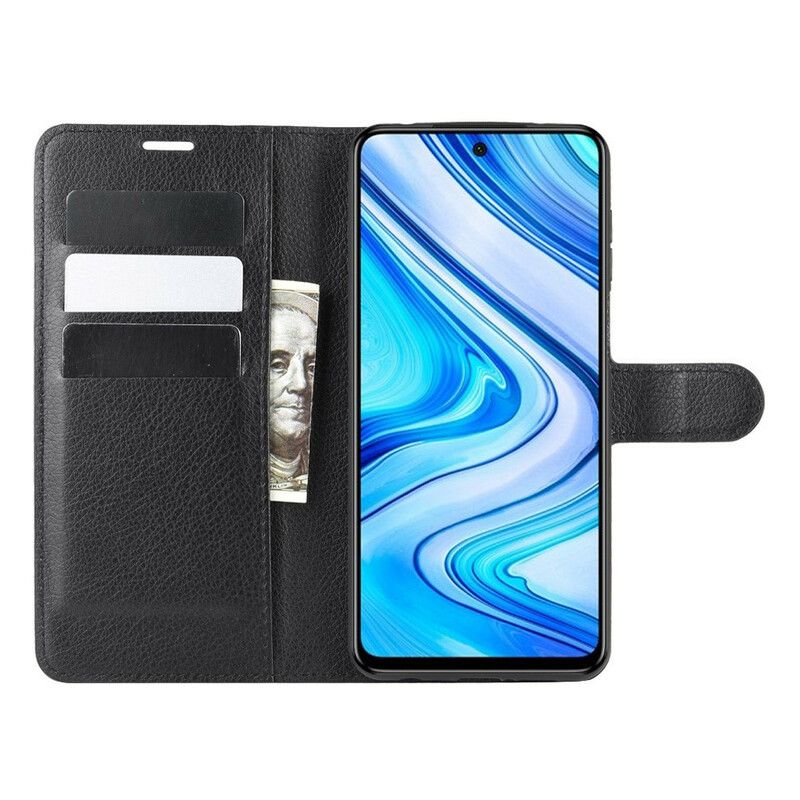 Kožené Puzdro Xiaomi Redmi Note 9S / 9 Pro Klasická Umelá Koža