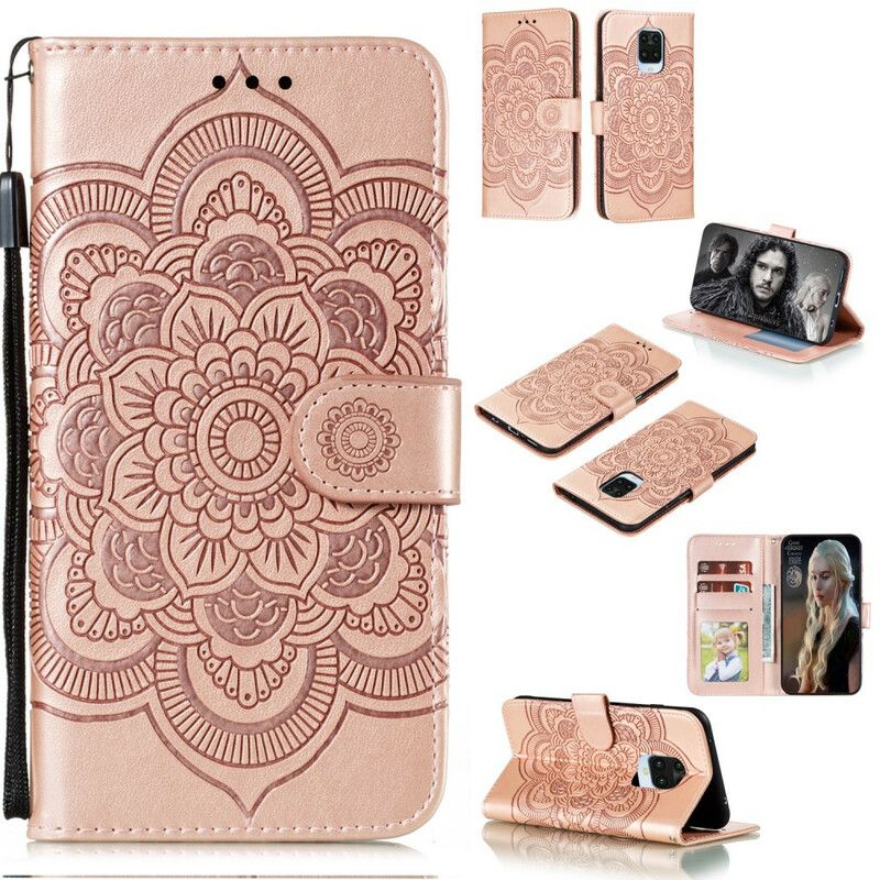 Kožené Puzdro Xiaomi Redmi Note 9S / 9 Pro Plná Mandala
