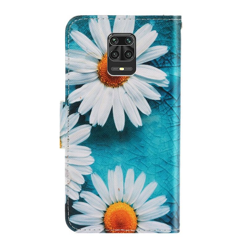 Kožené Puzdro Xiaomi Redmi Note 9S / 9 Pro Tangá Sedmokrásky