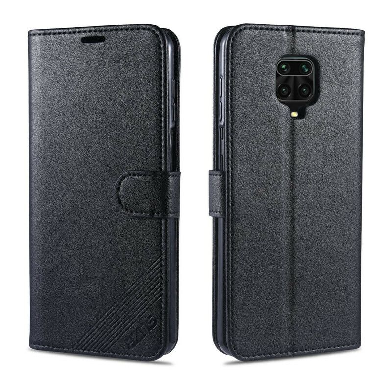 Peňaženkový Kryt Xiaomi Redmi Note 9S / 9 Pro Azns Umelá Koža