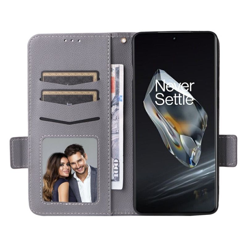 Kožené Puzdro Oneplus 12r Kryt Na Mobil Štýl Koženého Remienka