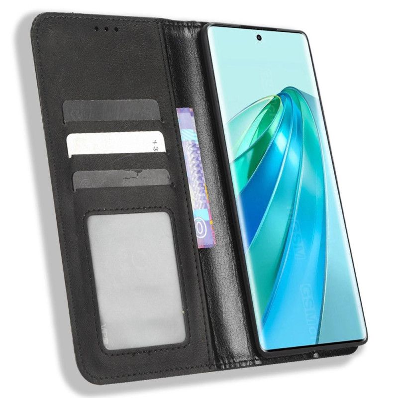 Flipové Puzdro Honor Magic 5 Lite Kožené Puzdro Štylizovaný Štýl Kože