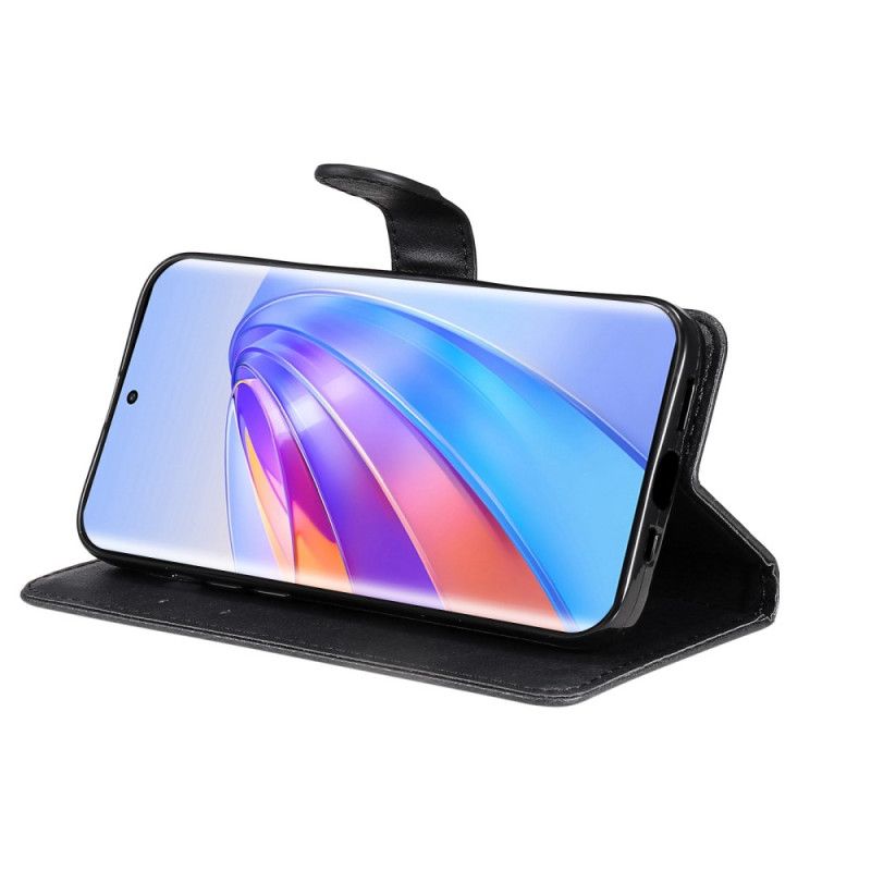 Flipové Puzdro Honor Magic 5 Lite Obyčajné S Popruhom